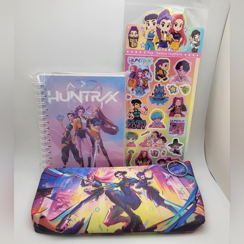 K-POP DEMON HUNTERS Stationery Bundle NEW